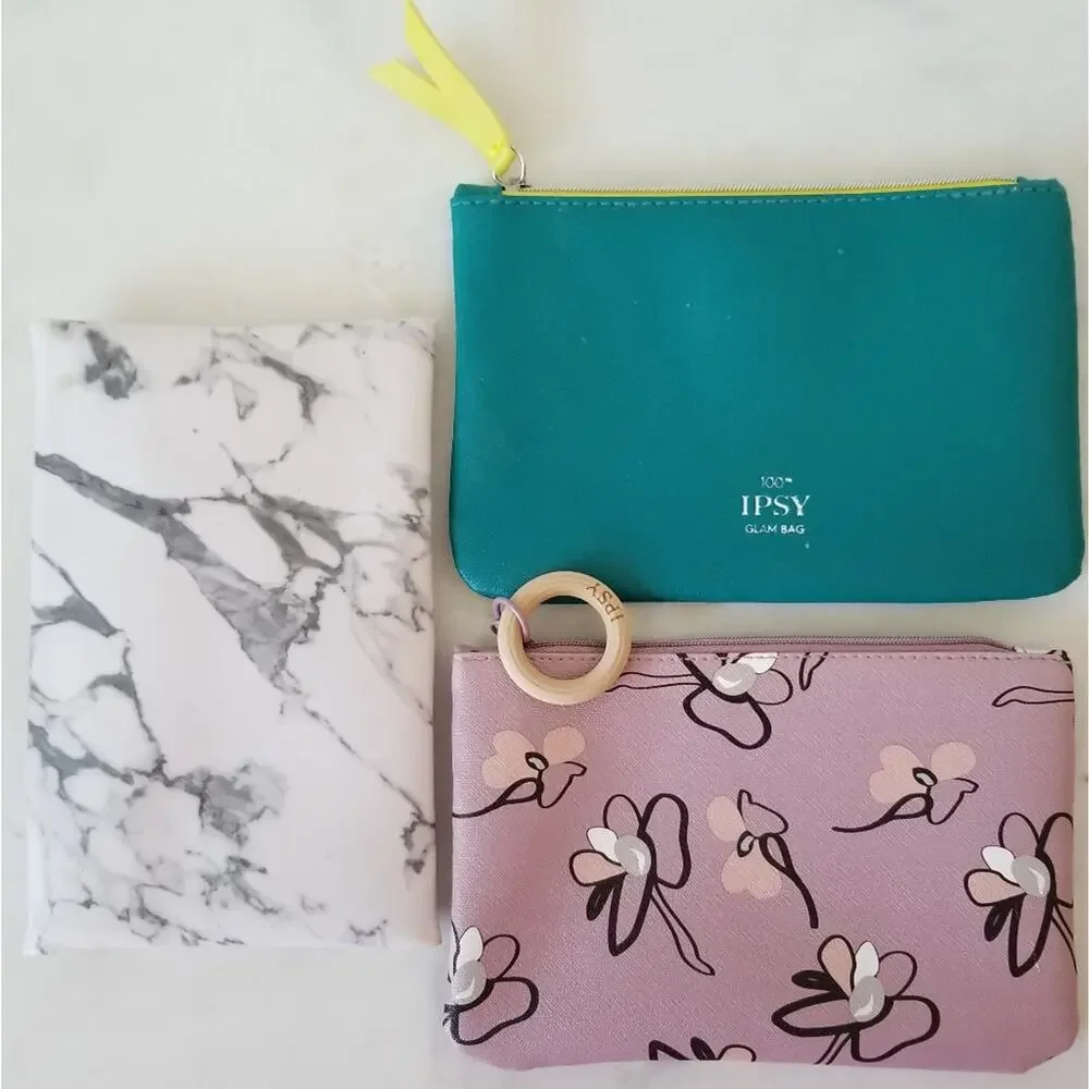 Ipsy Cosmetics Bags, qty. 3